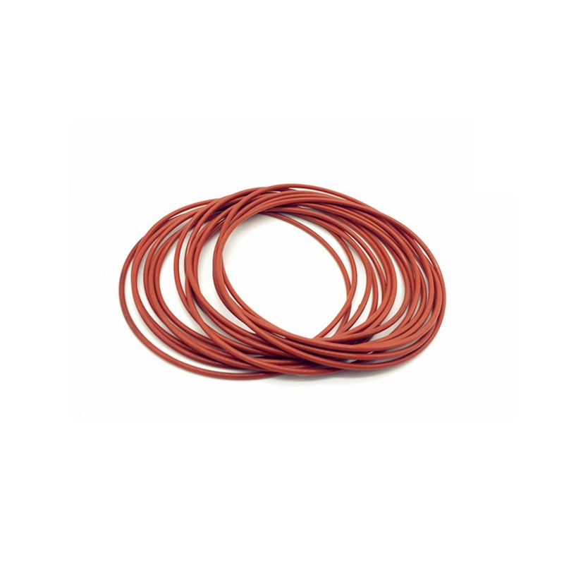 Red Silicone O-Ring Seal Ring Oil Seal Standard Part High Temperature Resistance