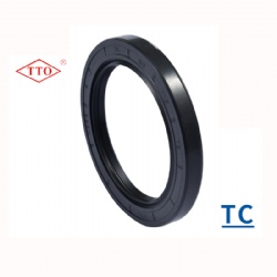 High Temperature Rubber Oil Seal Oil Seal Tc FKM NBR Rubber Oil Seal Black Brown NBR FKM Rubber Double Lip Single Spring Tc Type Rubber Seal